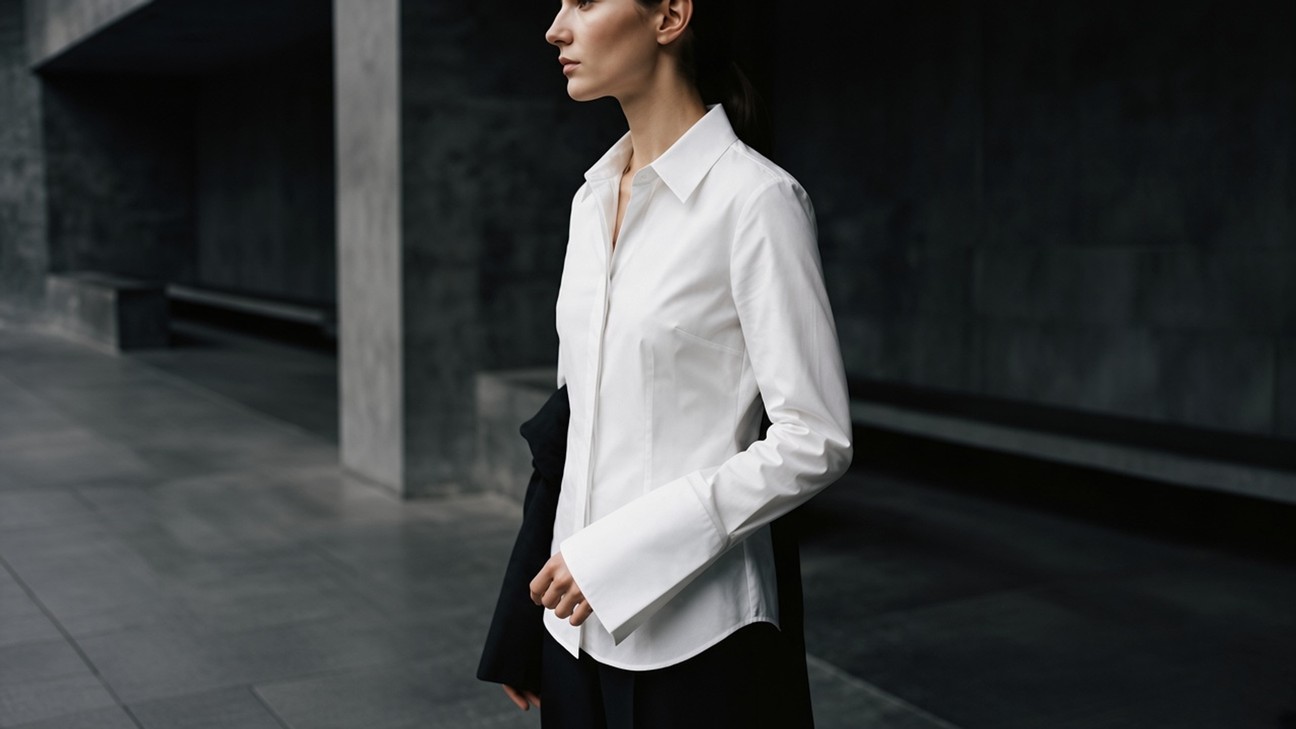 White Poplin Shirt