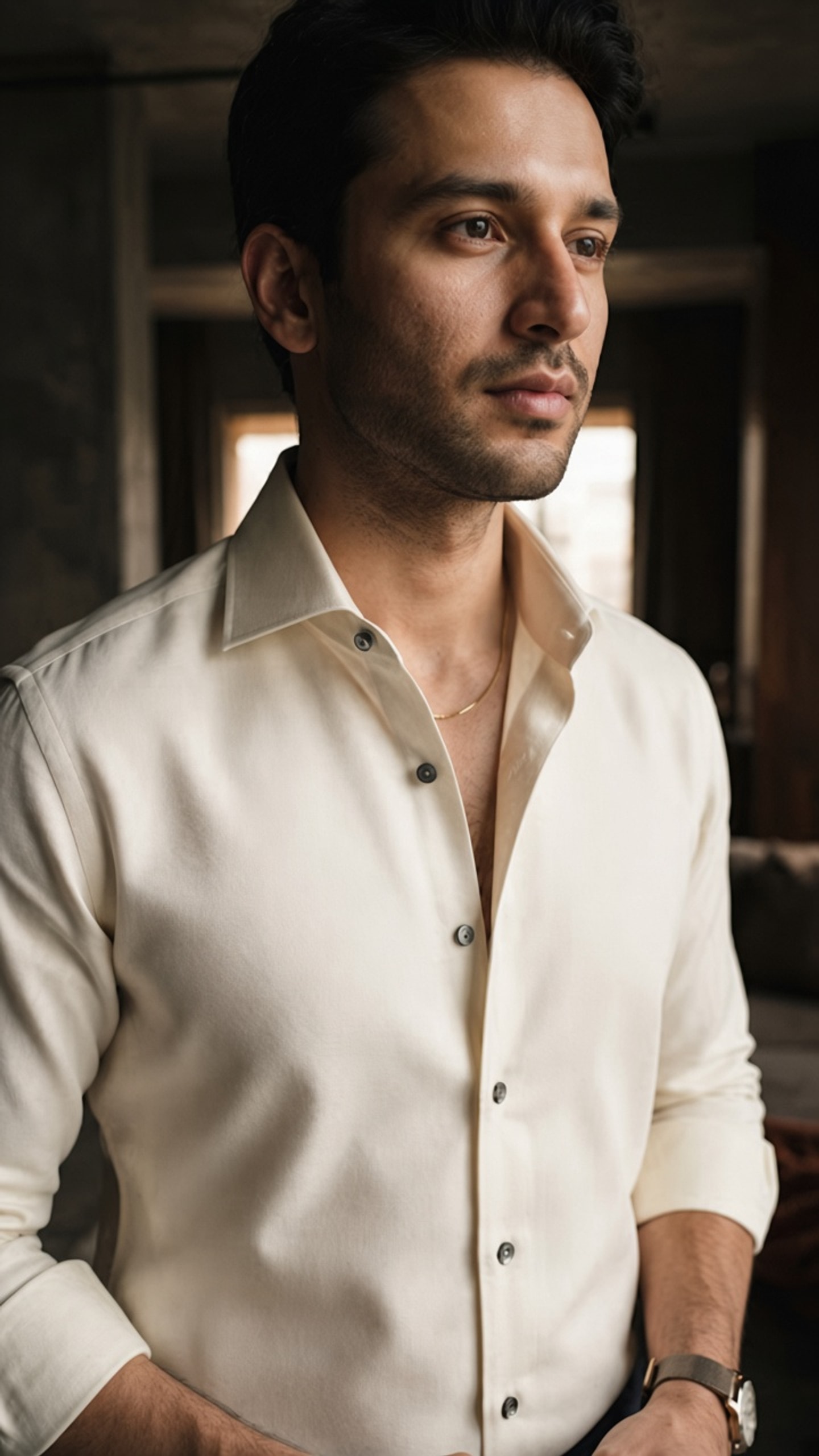 Ivory Cotton Shirt